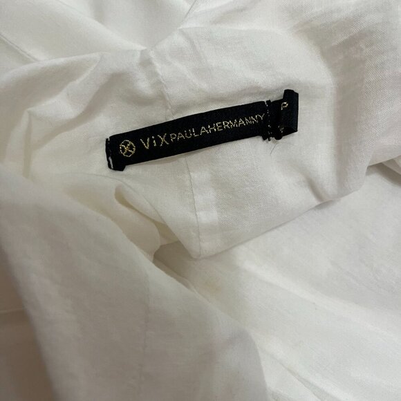 Vix Paula Hermanny White Elma Dress - Picture 5 of 6